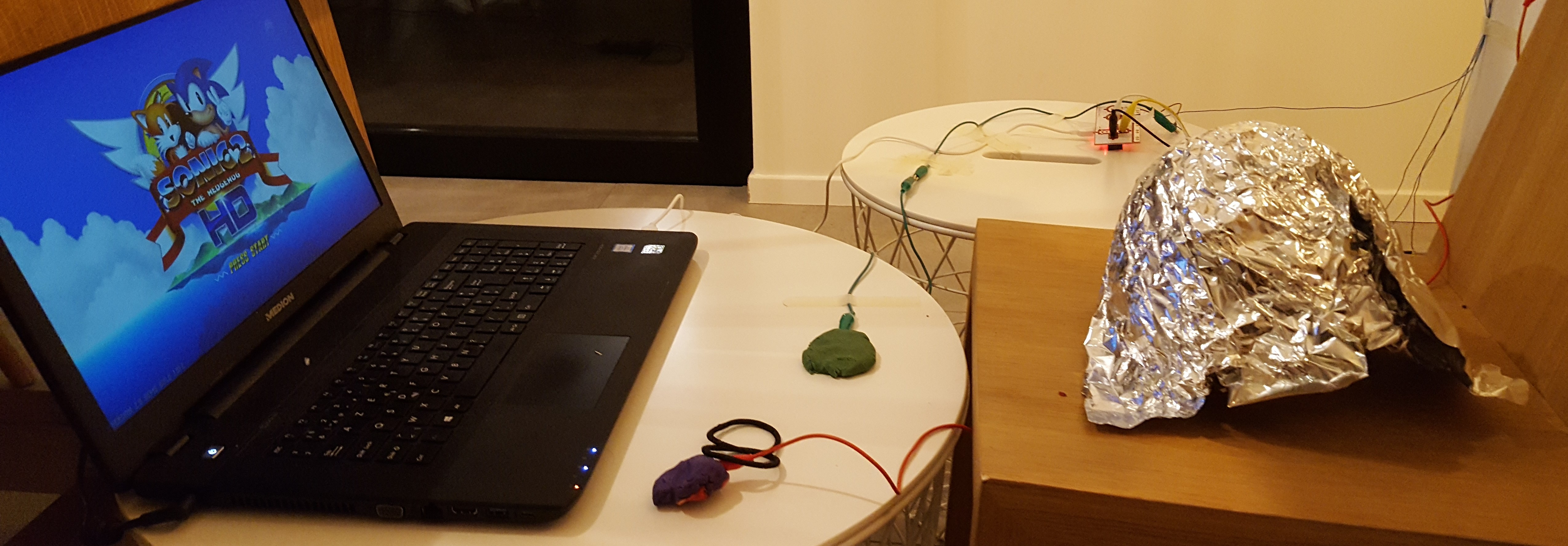 MakeyMakey crazy controls full setup