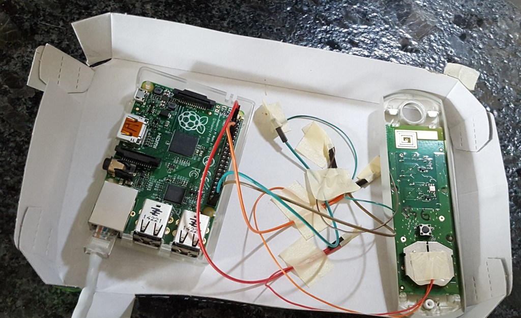 Raspberry Pi connected with roller shutter